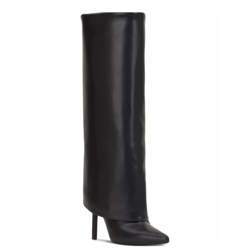 NEW I.N.C. International Concepts Skylar Fold Over Cuffed Knee High Boots 7.5M